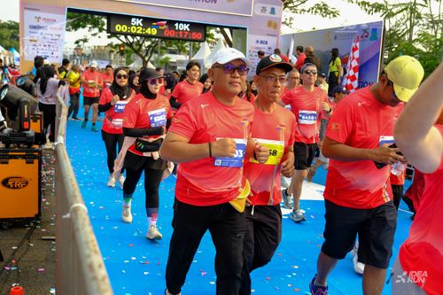 Race photo from CISANGKAN KBP CITY RUN 2025