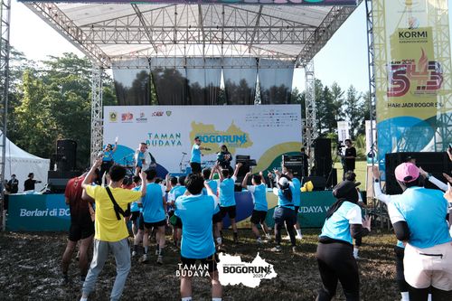 Race photo from Taman Budaya x BOGORUN 2025
