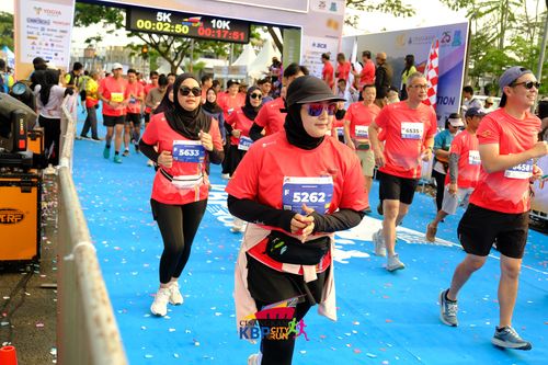 Race photo from CISANGKAN KBP CITY RUN 2025