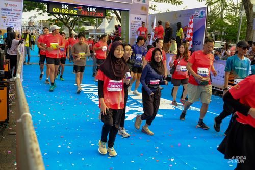 Race photo from CISANGKAN KBP CITY RUN 2025