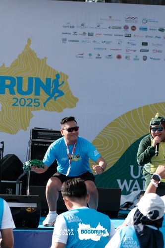 Race photo from Taman Budaya x BOGORUN 2025
