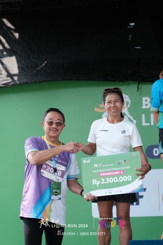 Race photo from BAF LIONS RUN 2024