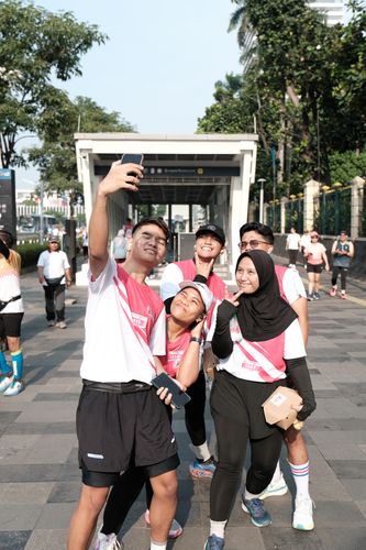 Race photo from Smartfren Run 2024 Vibes