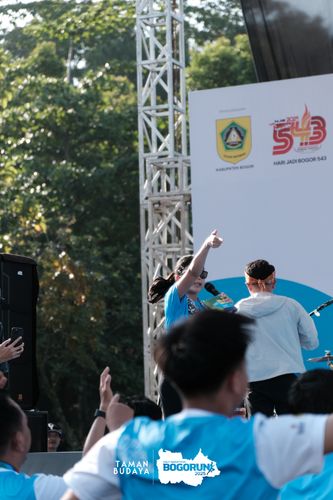 Race photo from Taman Budaya x BOGORUN 2025
