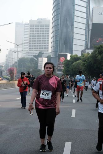 Race photo from Assurance Fun Run 2024