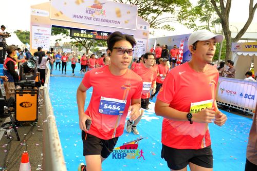 Race photo from CISANGKAN KBP CITY RUN 2025
