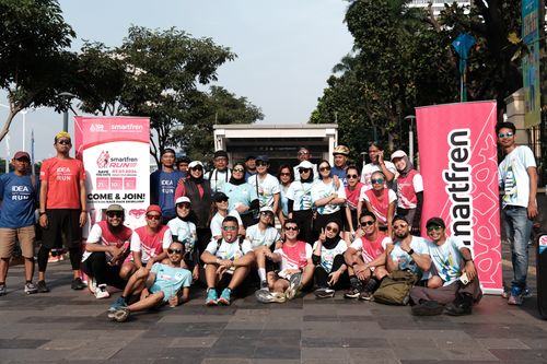 Race photo from Smartfren Run 2024 Vibes