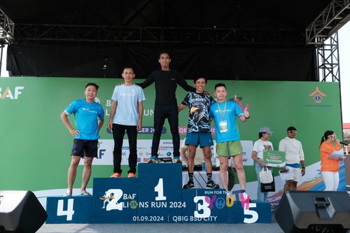 Race photo from BAF LIONS RUN 2024