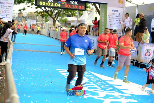 Race photo from CISANGKAN KBP CITY RUN 2025