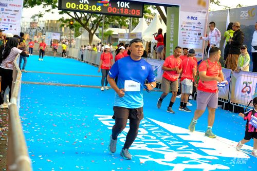 Race photo from CISANGKAN KBP CITY RUN 2025