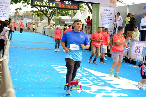 Race photo from CISANGKAN KBP CITY RUN 2025