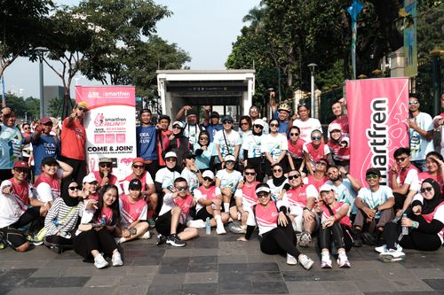 Race photo from Smartfren Run 2024 Vibes