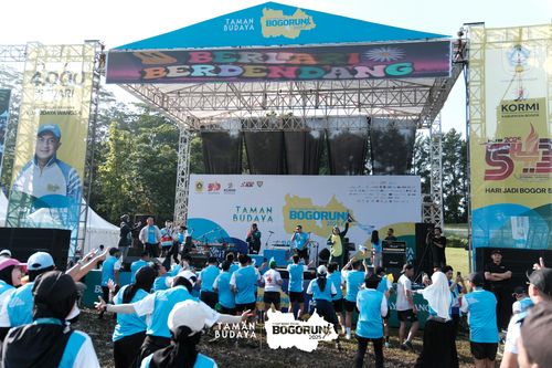 Race photo from Taman Budaya x BOGORUN 2025
