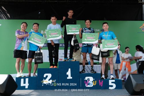 Race photo from BAF LIONS RUN 2024