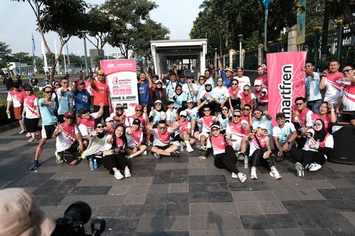 Race photo from Smartfren Run 2024 Vibes