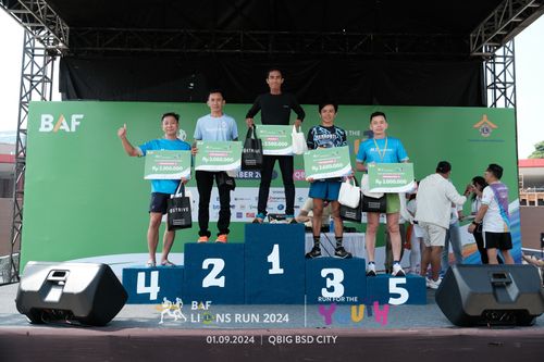 Race photo from BAF LIONS RUN 2024