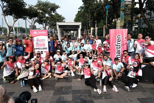 Race photo from Smartfren Run 2024 Vibes