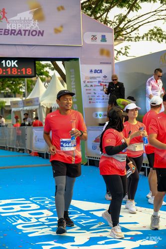 Race photo from CISANGKAN KBP CITY RUN 2025