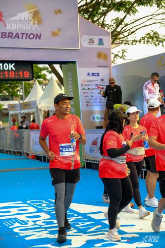 Race photo from CISANGKAN KBP CITY RUN 2025
