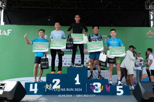 Race photo from BAF LIONS RUN 2024