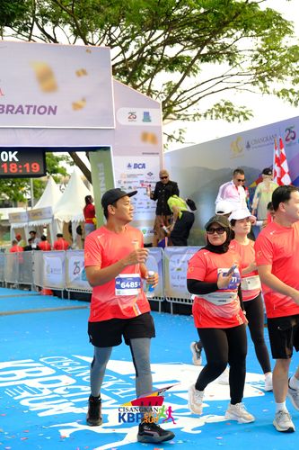 Race photo from CISANGKAN KBP CITY RUN 2025