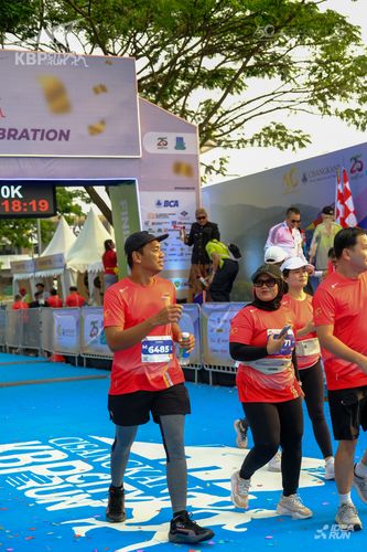 Race photo from CISANGKAN KBP CITY RUN 2025