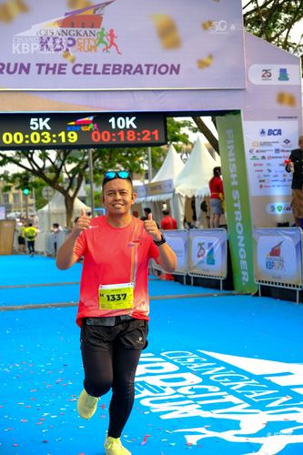 Race photo from CISANGKAN KBP CITY RUN 2025
