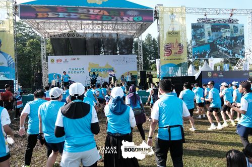 Race photo from Taman Budaya x BOGORUN 2025