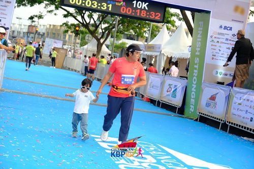 Race photo from CISANGKAN KBP CITY RUN 2025