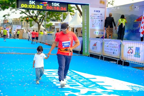 Race photo from CISANGKAN KBP CITY RUN 2025