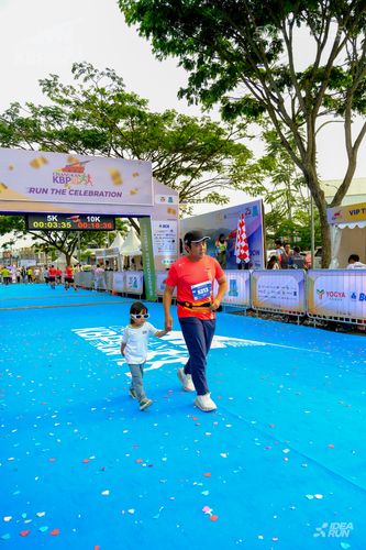 Race photo from CISANGKAN KBP CITY RUN 2025