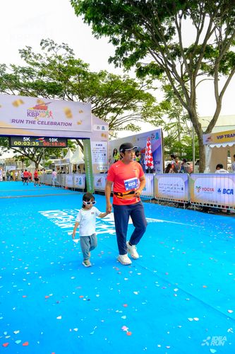 Race photo from CISANGKAN KBP CITY RUN 2025