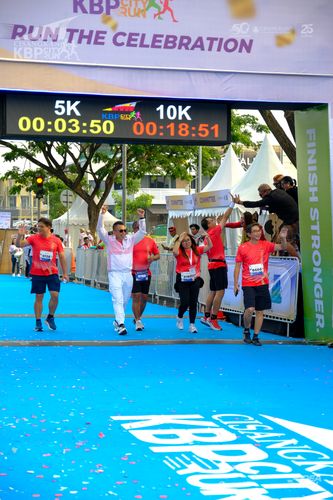 Race photo from CISANGKAN KBP CITY RUN 2025