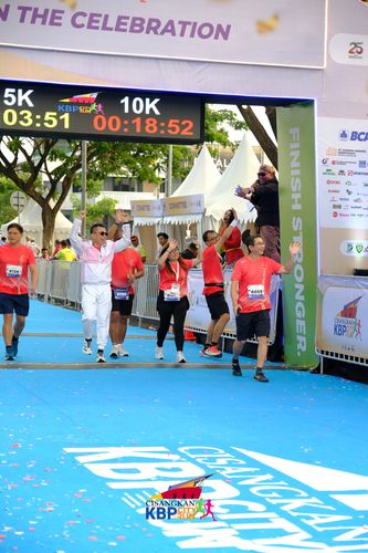 Race photo from CISANGKAN KBP CITY RUN 2025