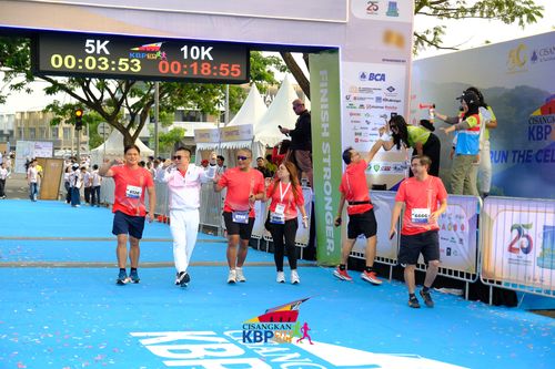 Race photo from CISANGKAN KBP CITY RUN 2025