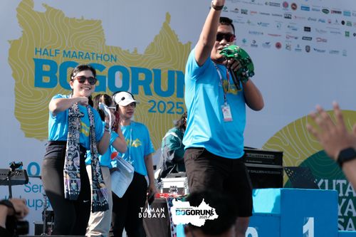 Race photo from Taman Budaya x BOGORUN 2025