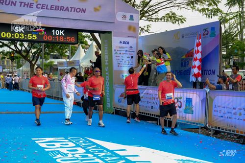 Race photo from CISANGKAN KBP CITY RUN 2025