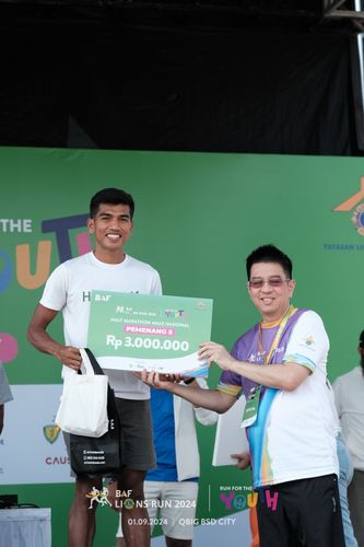 Race photo from BAF LIONS RUN 2024