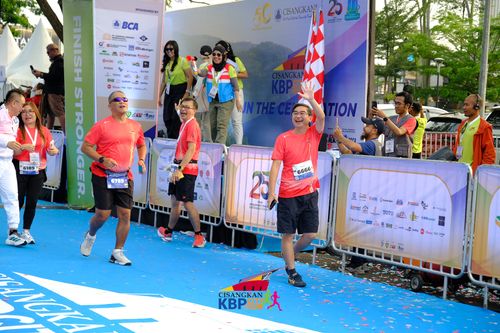 Race photo from CISANGKAN KBP CITY RUN 2025