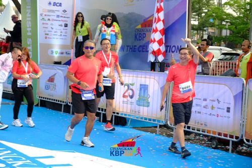 Race photo from CISANGKAN KBP CITY RUN 2025