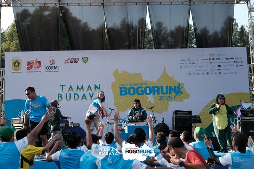 Race photo from Taman Budaya x BOGORUN 2025