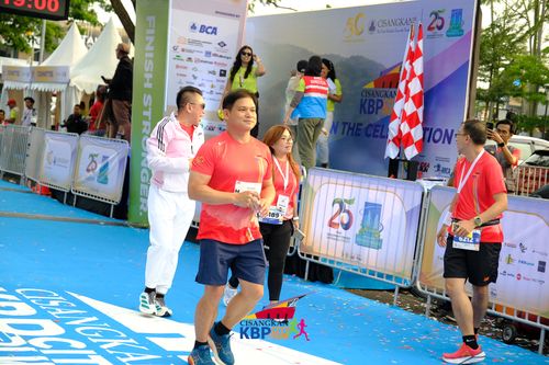 Race photo from CISANGKAN KBP CITY RUN 2025