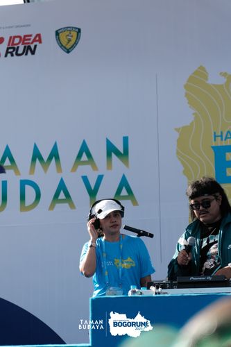 Race photo from Taman Budaya x BOGORUN 2025