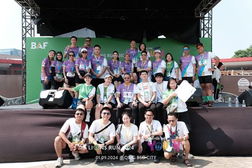 Race photo from BAF LIONS RUN 2024