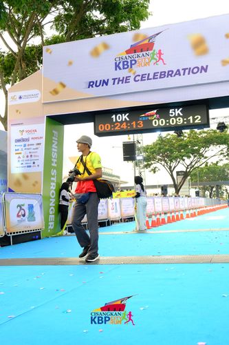 Race photo from CISANGKAN KBP CITY RUN 2025