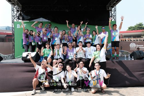 Race photo from BAF LIONS RUN 2024