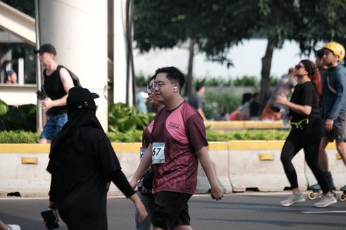 Race photo from Assurance Fun Run 2024