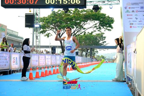 Race photo from CISANGKAN KBP CITY RUN 2025
