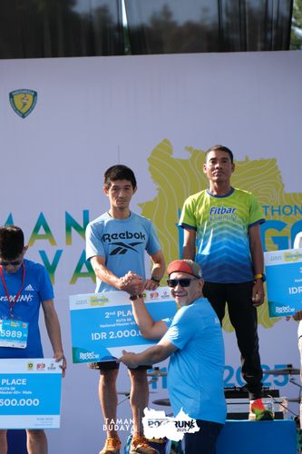 Race photo from Taman Budaya x BOGORUN 2025