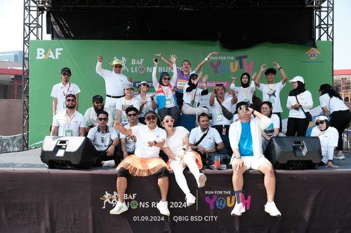 Race photo from BAF LIONS RUN 2024